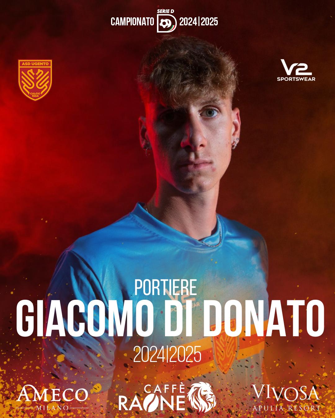 giacomo di donato è un giocatore dell'ugento